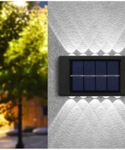TTT 10 Ledli Solar Bahçe Dış Mekan Duvar Aydınlatması 2'li Set