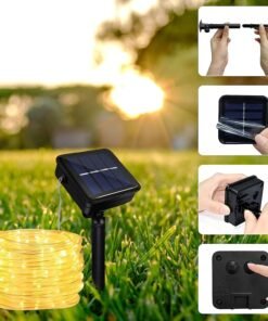 TTT 10 Metre Güneş Enerjili Hortum LED Işık