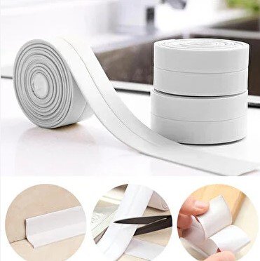 TTT 156 gr BEYAZ Su Sızdırmaz Lavabo Kenar Bandı (3.2m)