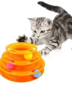 TTT 3 Katlı Kedi Oyuncağı Turntable Cat Toy