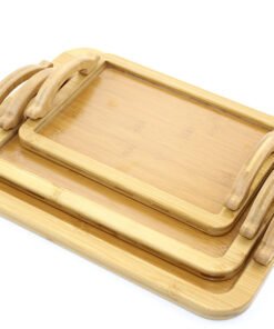 TTT 3'lü Bambu Tepsi Model 3