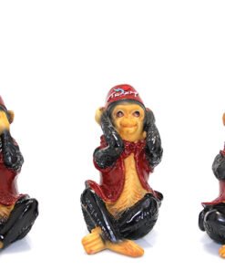 TTT 3'lü Polyester Maymun Seti