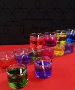 TTT 6'lı Jel Renkli Mum