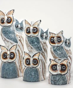 TTT Ahşap 3'lü Baykuş Seti Model 6