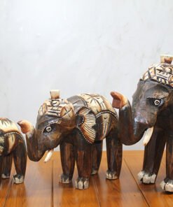 TTT Ahşap 3'lü Fil Seti