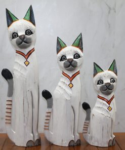 TTT Ahşap 3'lü Kedi Seti 50 Cm