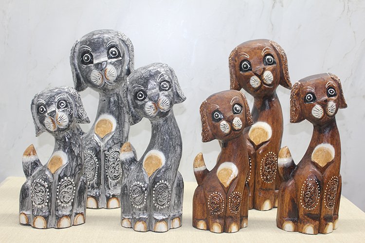 TTT Ahşap 3'lü Köpek Seti