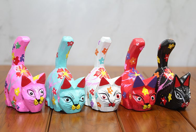 TTT Ahşap 5'li Kedi Seti Model 4