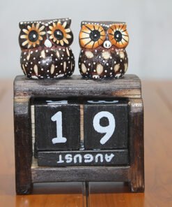 TTT Ahşap Baykuş Takvim Küçük Boy