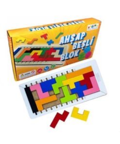 TTT Ahşap Beşli Blok Oyunu