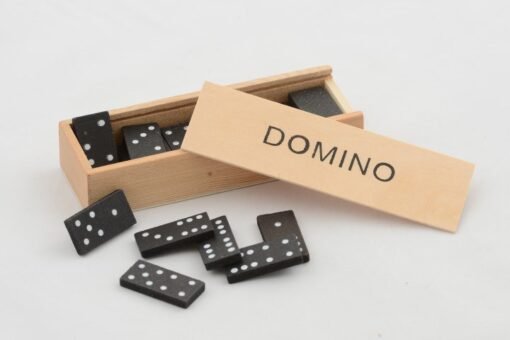 TTT Ahşap Kutulu Domino Oyunu Model 2