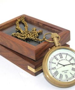 TTT Ahşap Kutulu Köstekli Saat Model 3