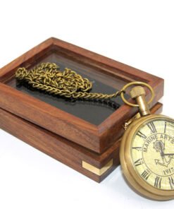 TTT Ahşap Kutulu Köstekli Saat Model 4