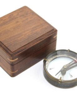 TTT Ahşap Kutulu Pirinç Pusula Model 13