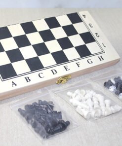 TTT Ahşap Kutulu Satranç Tavla Seti Model 4