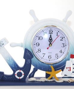 TTT Ahşap Marin Dümenli Saat Model 1