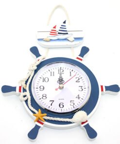 TTT Ahşap Marin Dümenli Saat Model 2