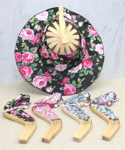 TTT Ahşap Şapkalı Yelpaze