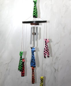 TTT Ahşap Zürafalı Rüzgar Çanı