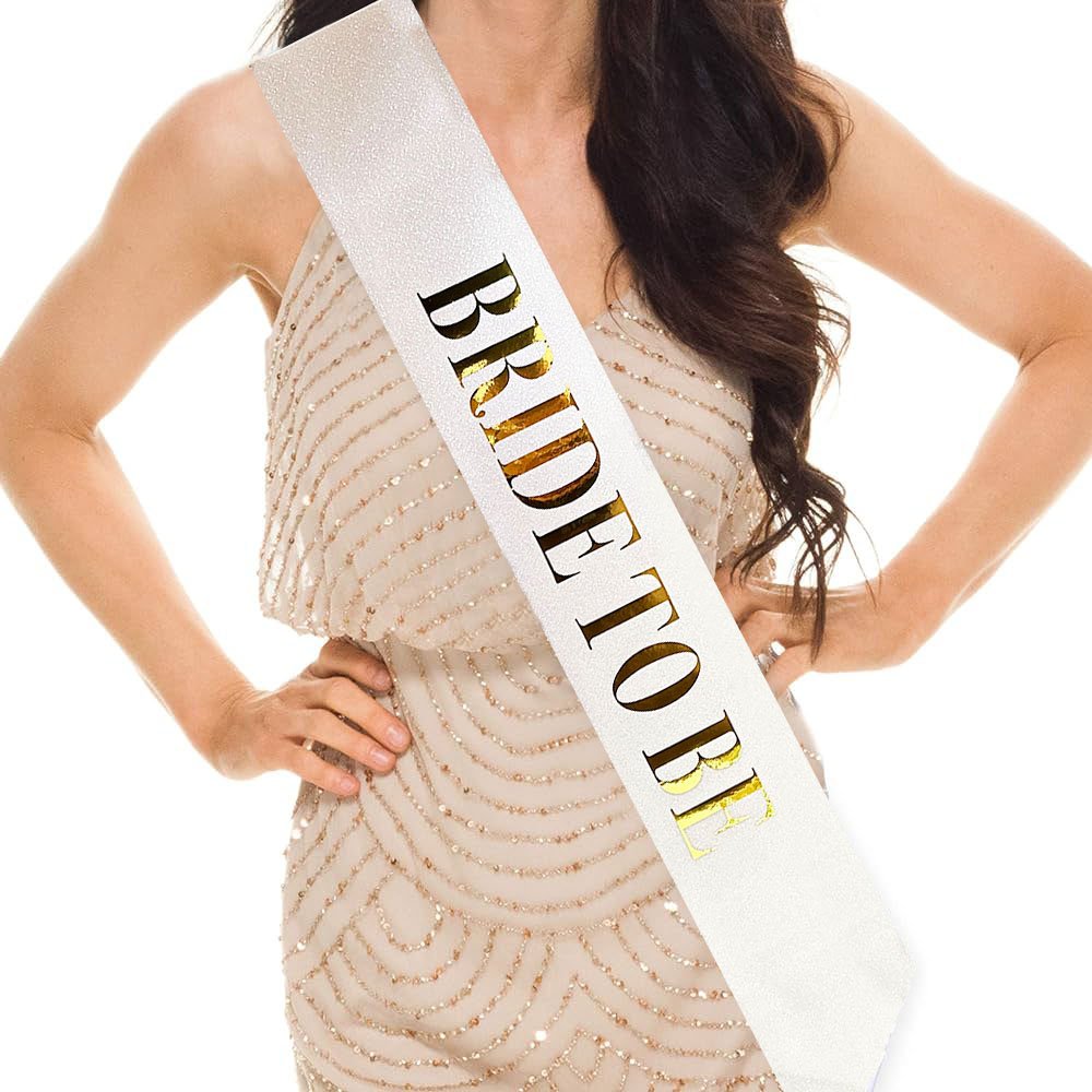 TTT Altın Yazılı Bride To Be Simli Kuşak Kemer