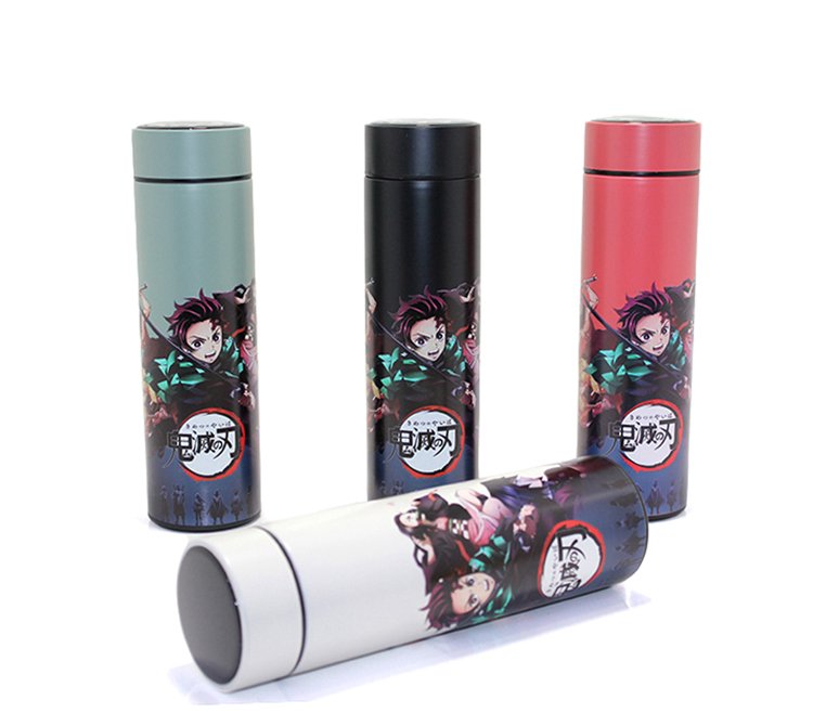 TTT Anime Baskılı Dijital Göstergeli Termos 500 ml Model 4