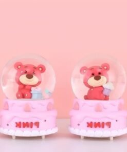 TTT Ayıcıklı Işıklı Kar Küresi 7 Cm