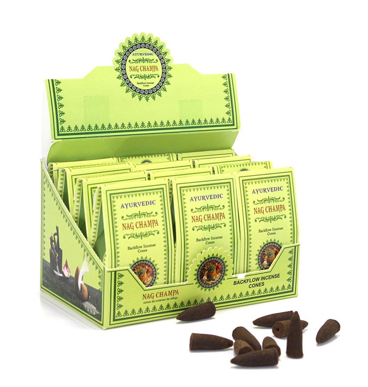 TTT Ayurvedic Konik (Geri Akış) Tütsü Nag Champa Aromalı