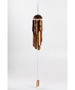 TTT Bambu Coconat Kafalı Rüzgar Çanı 50 cm