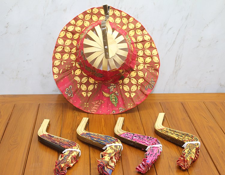 TTT Bambu Şapkalı Yelpaze