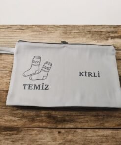 TTT Baskılı Kirli-Temiz Seyahat (Çorap) Torbası