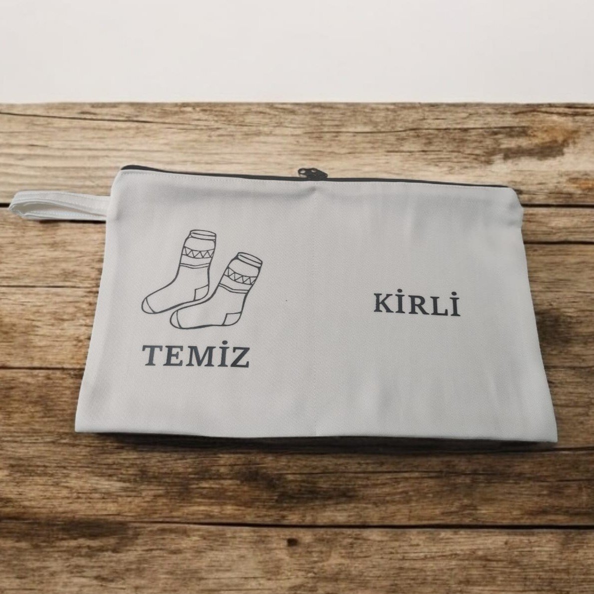 TTT Baskılı Kirli-Temiz Seyahat (Çorap) Torbası