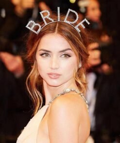 TTT Bekarlığa Veda Kristal Taşlı Gümüş Bride Tacı