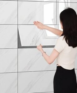 TTT Beyaz Mermer Desenli Alüminyum Plastik Duvar Stickerı