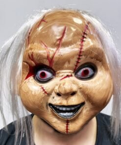 TTT Beyaz Saçlı Chucky Maskesi