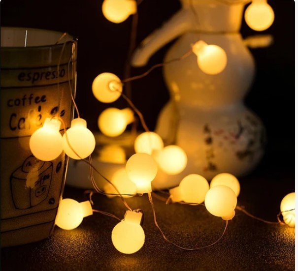 TTT Beyaz Top Led Gün ışığı Pilli 2 Kademeli