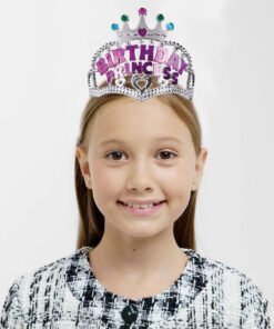TTT Birthday Prenses Yazılı Çocuk Parti Tacı