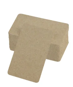 TTT Boş Kelime Kartları 5x8 cm - 50 Adet Oval Kenarlı | Tabu & Not Kartları - Kraft