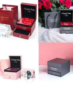 TTT Çekmeceli Güllü Takı Kutusu