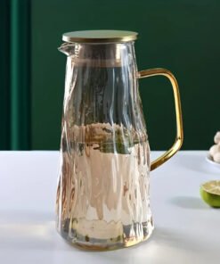 TTT Çelik Kapaklı Cam Sürahi 1800 ml