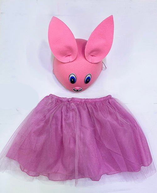 TTT Çocuk Gösteri Kostümü Pembe Tavşan
