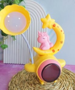 TTT Çocuk Odası Ay ve Unicorn Desenli Gece Lambası