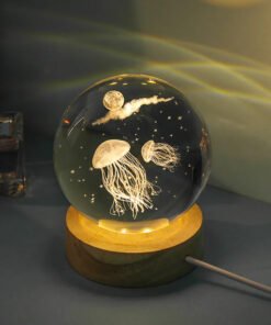 TTT Deniz Anası Tasarımlı Işıklı Cam Küre