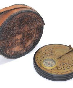 TTT Deri Kılıflı Pirinç Pusula