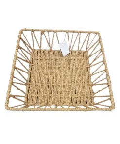 TTT Doğal Örgü Kare Sepet