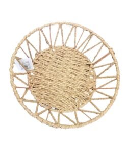 TTT Doğal Örgü Yuvarlak Sepet