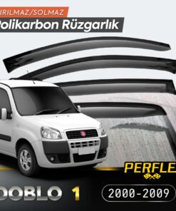 TTT Fiat Doblo 1 2000-2009 Cam Rüzgarlığı V2 Düz