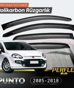 TTT Fiat Punto Grande 2005-2018 Cam Rüzgarlığı V2 Mugen