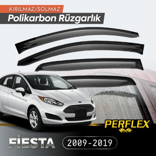 TTT Ford Fiesta 2009-2019 Cam Rüzgarlığı V2 Mugen