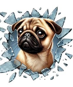 TTT Fulcar French Bulldog Araç Stickerı