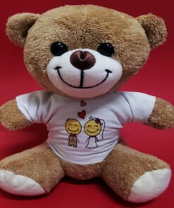 TTT Gelin Damat Tasarım Tişörtlü Sevimli Ayıcık